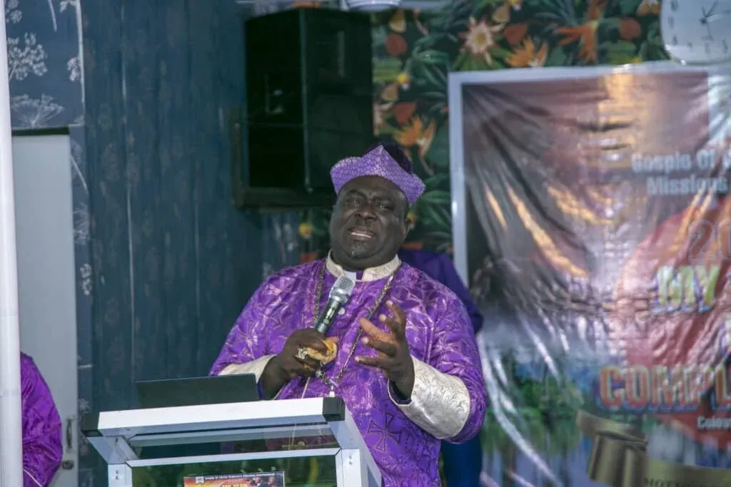 Consecration of a new minister at an AICC service